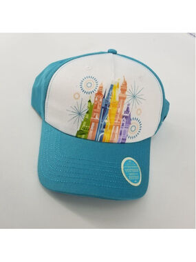 Disney Parks Castles Baseball Cap Fantasyland Hat Adult Adjustable NWT